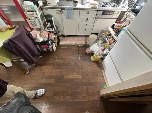 リフォーム前の床