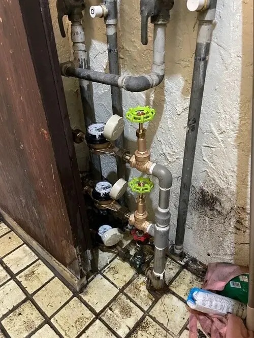 漏水修繕の後