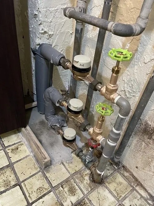 漏水修繕の後