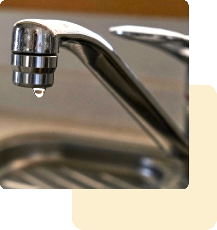 水漏れしている水栓